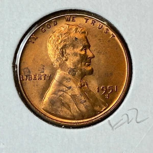 Lincoln S 1951 1¢ rojo BU K22 - Imagen 1 de 2