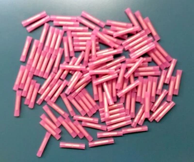 3M Butt Connector, 22-18 AWG, Nylon Insulated Seamless, 61-SN-A, 100/Bag,1 bag - Image 1 of 2