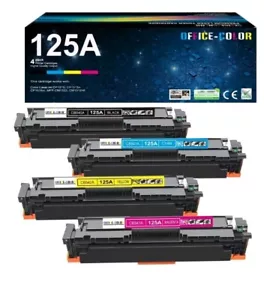 125A Tonerkartuschen 4er Pack funktioniert mit HP Color Laserjet CM1312nfi CM1312 MF... - Bild 1 von 10