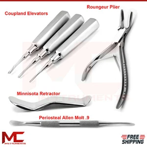 Tooth Extracting Surgery Instruments Dental Surgical Extraction Elevators  - Picture 1 of 12