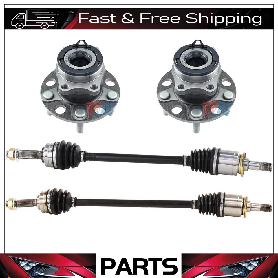 Se adapta a Jeep Compass 2007-2016 4 X eje CV conjunto de cojinete de rueda y buje Foto 1 de 4