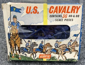 AIRFIX S22 U.S. CAVALRY 35 Figures HO OO Scale Wild West Kit Vintage - Picture 1 of 7