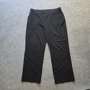 LL Bean Pants Women Size XL Petite Black Perfect Knit High Rise Casual Capsule - Picture 1 of 12