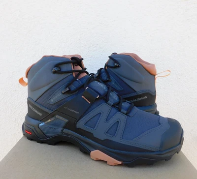 SALOMON X ULTRA 4 MID GORETEX WATERPROOF HIKING BOOTS, WOMEN US 9/ 41 1/3 ~NEW - Image 1 of 4