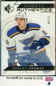 2018-19 SP Signatures Gold #137 Robert Thomas 06/25 - Picture 1 of 2