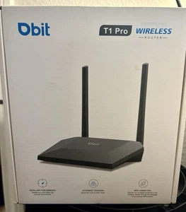 Dbit N300 Easy Setup Wireless Wi-Fi Smart Home Internet Router T1Pro, NUOVO! - Foto 1 di 3