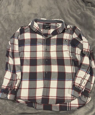 Marmot Flannel Shirt Men’s 2XL Gray Plaid Long Sleeve Button Up Outdoors - Image 1 of 4