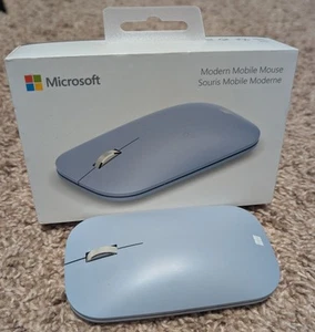 MICROSOFT MODERNE MOBILE MAUS (PASTELLBLAU) - KTF-00028 - Bild 1 von 9
