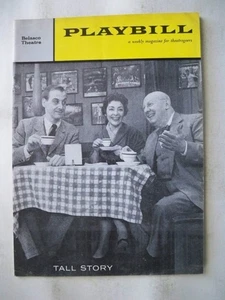 TALL STORY Spielzettel HANS CONRIED / MARC CONNELLY / MARIAN WINTERS Eröffnung 1959 - Bild 1 von 2