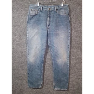 Y2K Wrangler Regular Fit Jeans Herren 36x34 Light Wash Denim Hose Vintage Y2K - Bild 1 von 9