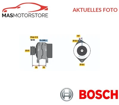 LICHTMASCHINE GENERATOR BOSCH 0 986 040 370 P NEU OE QUALITÄT - Image 1 of 4