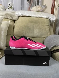 Adidas X Speedportal.4 IN Football Boots Pink Black BNIB Size 11uk Men’s GZ2451 - Picture 1 of 19