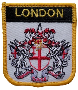 London Shield Embroidered Patch - Picture 1 of 3