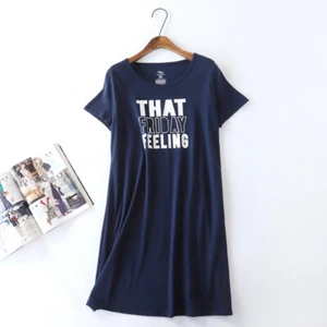 Casual Nights Women's Cotton Short Sleeve Nightgown Sleep Shirt Dress Gown 6-24 - Picture 1 of 62