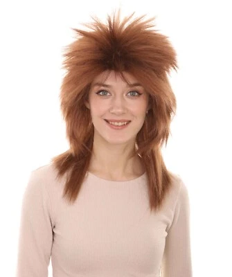 80's Mullet Women's Rocker Style Wigs | Retro Wigs Multiple Color, HW-936 - Image 1 of 4