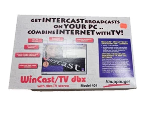 Vintage Hauppauge WinCast/TV dbx Tuner Card (Model 401) New in Box! - Afbeelding 1 van 3