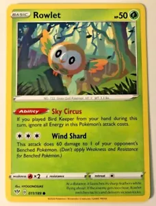 Rowlet Pokémon Darkness Ablaze 11/189 casi nuevo/m - Imagen 1 de 1