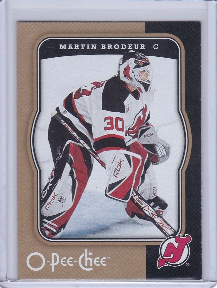 Martin Brodeur 2007 O-Pee-Chee Hockey Card 295 Grade MT - Image 1 of 2