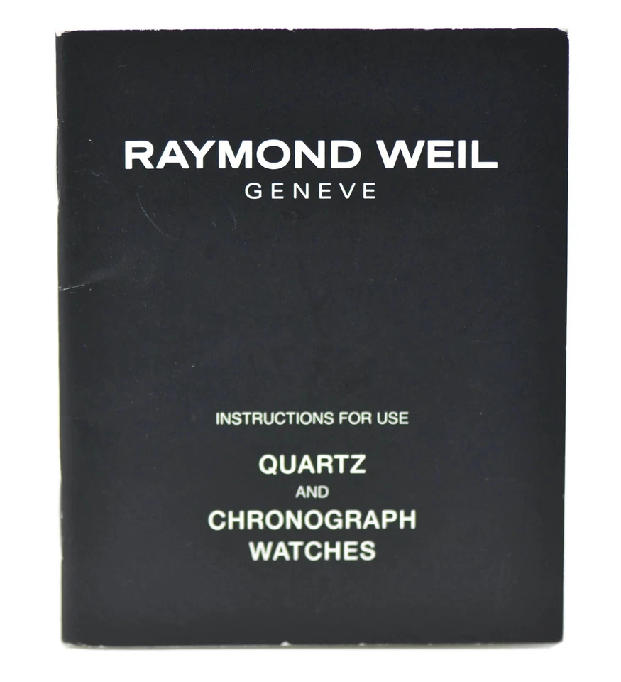 Raymond Weil Orologio Al Quarzo Cronografo Libretto Manuale - Image 1 of 1