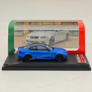 Fine model 1/64 Scale BMW M3 E92 COUPE Diecast Model Car Limited Collection Blue - Picture 1 of 7