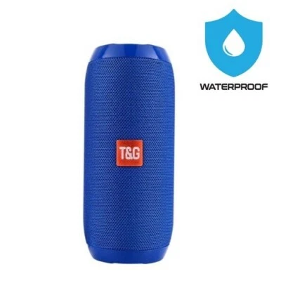 T&G Bluetooth Speaker Wireless Portable Waterproof Outdoor Loud Stereo Bass USB BLUE