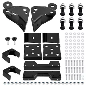 6" Rear C-Notch Support & Drop Flip Kit For Chevy Silverado C1500 1988-1998 - Picture 1 of 9