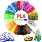 20 Colors 3D Pen Printer Pla Filament Refills High Precision 1.75Mm 328 Feet