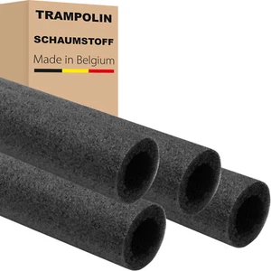 4x Trampolin Schaumstoff 100 cm *ANTHRAZIT Schaumstoffrohre Schaumstoffpolster - Bild 1 von 3