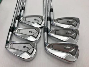 PRGR 02 IRON 2023 Iron Set 5I-9I,PW 6 Clubs Spec Steel 3 Ver.2 Flex S RH Men - Picture 1 of 6