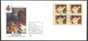 Vatican City Sc# 1319A, Christmas 2005 Booklet pane, First Day Cover - Picture 1 of 1