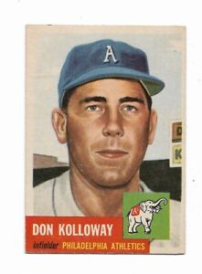 1953 Topps:#97 Don Kolloway,Philadelphia A's