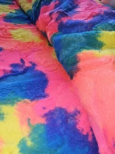 Luxuriöses Kuschelsherbet Neon Meterware x 60 in Shannon Stoff Minky - Bild 1 von 2
