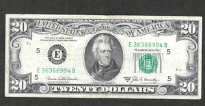 1969-B $20 FEDERAL RESERVE ~ RICHMOND VIRGINIA ~ SCARCE SERIES ~ FR 2069-E - Picture 1 of 2