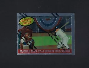 1997 Topps MICKEY MANTEL #26 feinster mit Beschichtung 1959 Topps Nachdruck - Bild 1 von 3