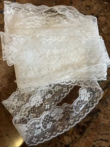 LACE WHITE 2" SOLD BY THE YARD NEW - Picture 1 of 4