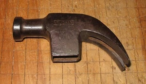 Cabezal de martillos vintage Vaughan de 12,4 onzas SOLO garra curva cabeza de martillazo de uñas - Imagen 1 de 5