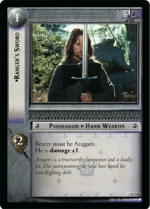 LOTR TCG FOTR Fellowship OT Ring Ranger's Sword FOIL 1U112 M/GEM MINT Tip Top - Picture 1 of 1