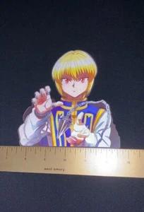 Hunter x Hunter Kurapika 3D Lenticular Anime Movimiento Coche Calcomanía Peeker - Imagen 1 de 3