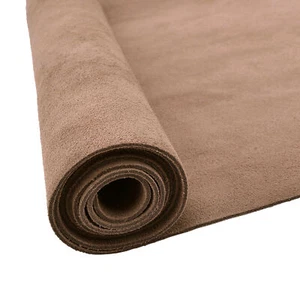 Soft Suede Leather Pieces Cow Hide Premium Split Leather 5/6oz Black & Brown - Picture 1 of 36