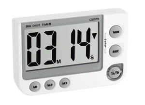 TFA 38.2024 digitaler Timer Stoppuhr Küchentimer magnetisch 99 Min Leuchtsignal - Bild 1 von 3