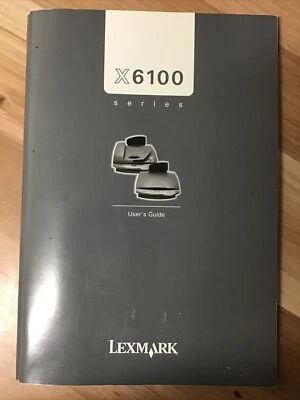 Lexmark Printer X6100 Series Users Guide (Users Guide Book Only) - Image 1 of 3