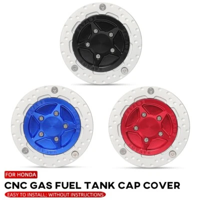 Cubierta de tapa de tanque de combustible de gas CNC para HONDA CBR250RR CBR1000RR CBR125R Rebel 300/500 Foto 1 de 4