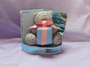 Me To You peluche ourson 7 cm *-* PETIT CADEAU *-* paquet bleu ruban rose - Photo 1/1