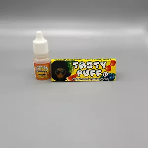 Tasty Puff California Orange Drops Bottle .25 oz & 1 Pack 1 1/4 Rolling Papers - Picture 1 of 1