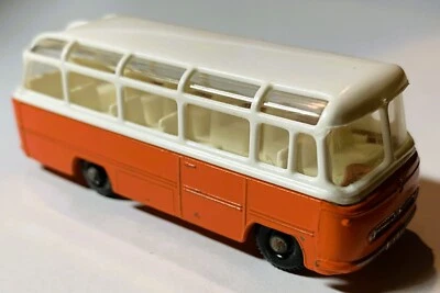 Matchbox Lesney No. 68 Mercedes Coach Bus Orange Original 1960's NM - Image 1 of 4