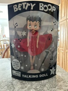 Vintage 1998 Betty Boop Talking Doll Figure in The Box - Picture 1 of 2
