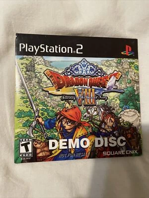 Dragon Quest VIII 8 Demo Disc Sony PlayStation 2 PS2 RARE NEW & SEALED - Image 1 of 2
