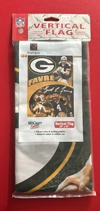 GREEN BAY PACKERS BRETT FAVRE TD #421 Outdoor Vertical Flag 27x37” NFL Football - Picture 1 of 5
