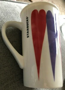 Tall Multicolor Hearts 2017 Starbucks Mug EUC 16 oz D Griff mikrowellengeeignet - Bild 1 von 8