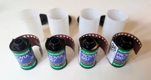 4 Rolls Fuji PROVIA 100F 35mm Color Slide Film  36exp  expired - Picture 1 of 2